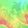 Coatepeque topographic map, elevation, terrain