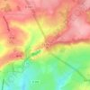 Le Mont à la Quesne topographic map, elevation, terrain