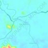 Balai Karangan topographic map, elevation, terrain