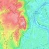 Monte Mario topographic map, elevation, terrain