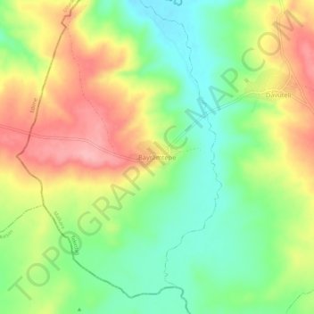 Bayramtepe topographic map, elevation, terrain