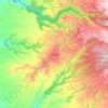 Filandia topographic map, elevation, terrain