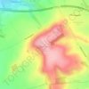 Liddington Hill topographic map, elevation, terrain