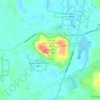 Hunsley Hills topographic map, elevation, terrain