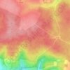 Hitzingsweiler topographic map, elevation, terrain