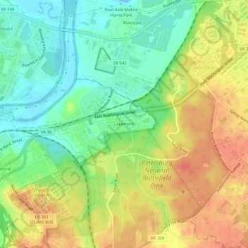 Lakemont topographic map, elevation, terrain