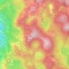Veliki Zavižan topographic map, elevation, terrain