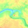 Bhedaghat topographic map, elevation, terrain