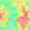 Nueva Ocotepeque topographic map, elevation, terrain