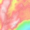 Anti-Atlas topographic map, elevation, terrain