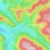 Houx topographic map, elevation, terrain