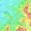 Les Crozes topographic map, elevation, terrain