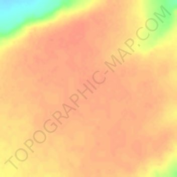 Kimberley Plateau topographic map, elevation, terrain