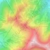 Mont d'Arbois topographic map, elevation, terrain