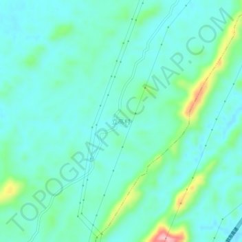 Ligao topographic map, elevation, terrain
