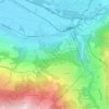 Les Amerands topographic map, elevation, terrain