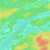 Dollars Lake topographic map, elevation, terrain