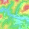 Coulat topographic map, elevation, terrain