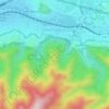 Roc de la Croix topographic map, elevation, terrain