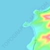Kisegi topographic map, elevation, terrain