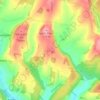 Up Marden topographic map, elevation, terrain