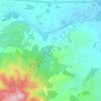 Tarraula topographic map, elevation, terrain