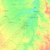 Cauayan topographic map, elevation, terrain