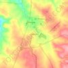 Heilbron topographic map, elevation, terrain