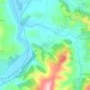 Progres topographic map, elevation, terrain