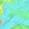 Sur Saint-Aubin topographic map, elevation, terrain