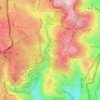 Gethsemane topographic map, elevation, terrain