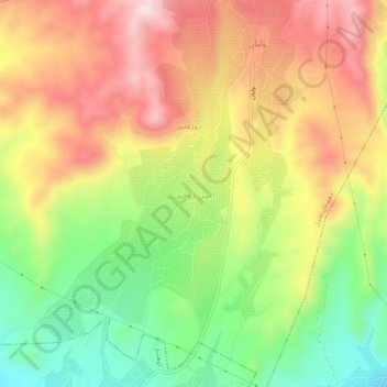 Ajin Dojin topographic map, elevation, terrain