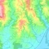 Dogana topographic map, elevation, terrain