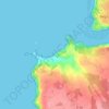 Roskoualc'h topographic map, elevation, terrain