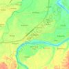 Echague topographic map, elevation, terrain