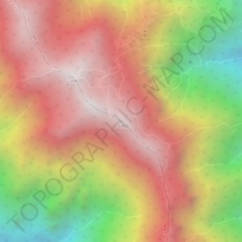 兰峰 topographic map, elevation, terrain