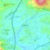 Broadclyst topographic map, elevation, terrain