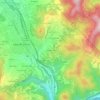 Maddalena topographic map, elevation, terrain