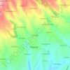 Sendang topographic map, elevation, terrain