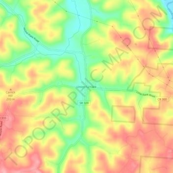 Union Furnace topographic map, elevation, terrain