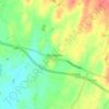 Bryngwran topographic map, elevation, terrain