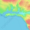 Col Saint-Roch topographic map, elevation, terrain