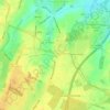 Waring's Green topographic map, elevation, terrain
