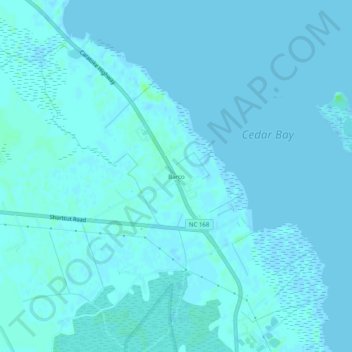 Barco topographic map, elevation, terrain