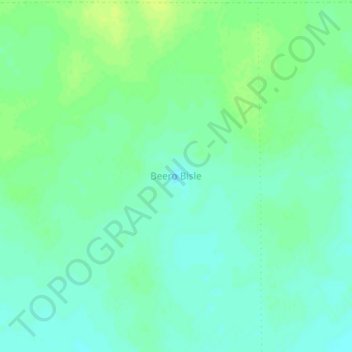 Beero Bisle topographic map, elevation, terrain