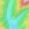 Le Collet topographic map, elevation, terrain