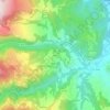 Vetice topographic map, elevation, terrain