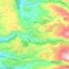 Ghalboun topographic map, elevation, terrain