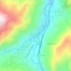 San Pedro del Río topographic map, elevation, terrain