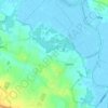 Cargate Green topographic map, elevation, terrain